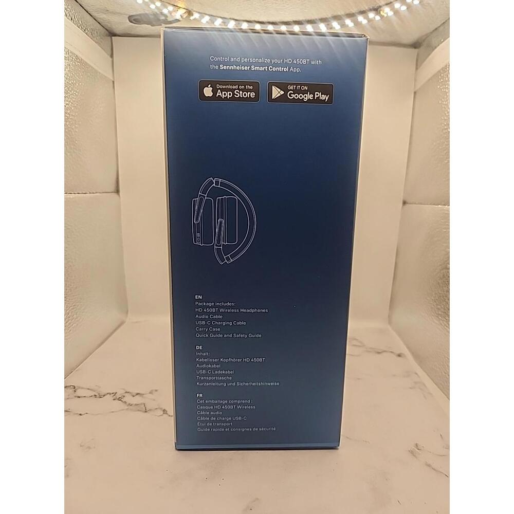 Sennheiser HD 450BT Wireless Noise Canceling Headphone - Black New In Sealed Box - Picture 5 of 6